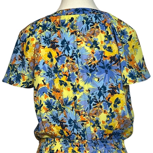 Collective concepts women’s size medium floral multicolor maxi dress lined - Picture 6 of 11